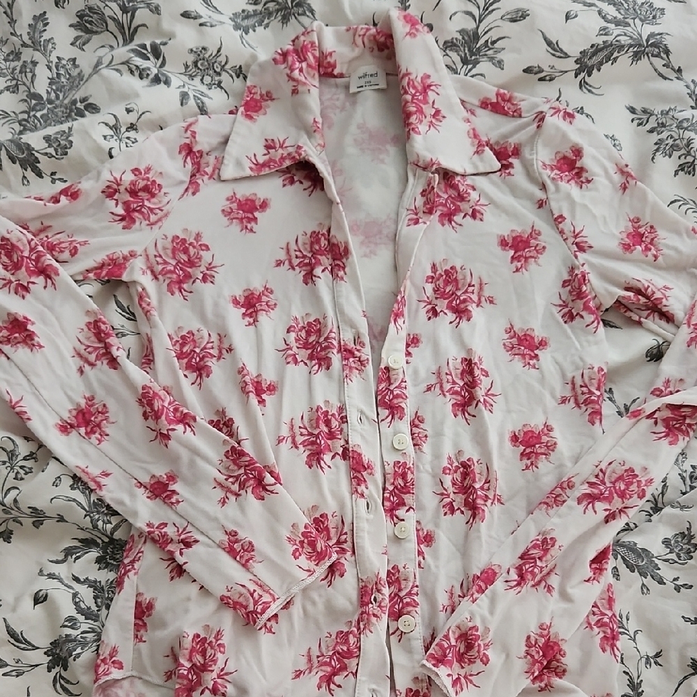 Wilfred Floral Button-Up Shirt